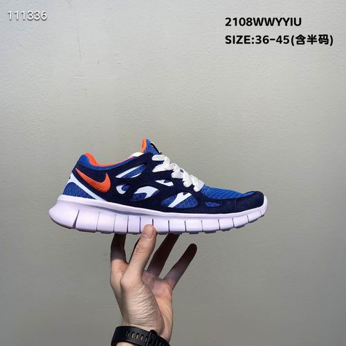 Cheap Nike Free Run 2 Running Shoes Men Women Blue-06